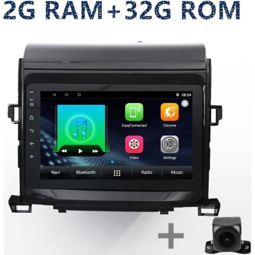1din 8'' Touch screen HD autoradio Android Car Multimedia Player for toyota Alphard with navigation radio BT WIFI FM Map