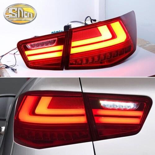 Car LED Taillight Tail Light For Kia Forte 2009 - 2013 Rear Running Lamp + Brake Light + Reverse + Dynamic Turn Signal