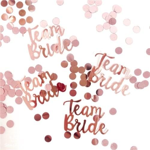 Hen Party Team Bride Confetti Decoration Bridal Shower Bachelor Tam Bride Wedding Confetti Decoration Supplies