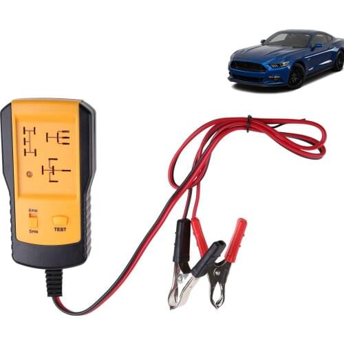 12V Electronic Automotive Relay Tester for Auto Cars Diagnostic Battery Checker
