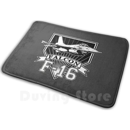 F-16 Falcon Carpet Mat Rug Cushion Soft F16 F 16 Jet Fighter F16 Falcon Falcon F 16 Falcon Jet Fighter