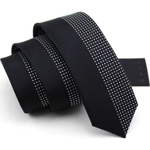 High Quality Brand Men Ties 2019 New Fashion Polka Dot Printed Korean British Style Neck Ties For Men Neckties Handmade Wedding