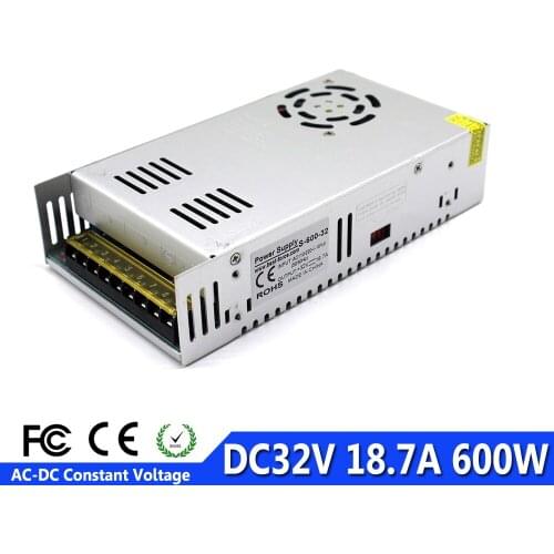 Single Output Switching power supply DC 32V 18.7A 600W Power Supplies led driver transformer 110v 220v AC-DC For CNC CCTV Motor