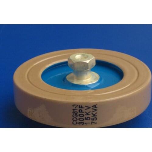 Round ceramics Porcelain high frequency machine new original high voltage CCG81-3 300PF 15KV 75KVA