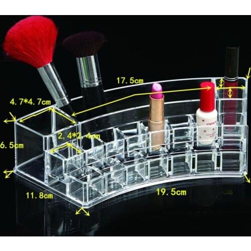 Microblading Permanent Makeup Tattoo Accessories Display Stands Transparent Cosmetics Storage Boxs Pmu Supplies Organizer Holder