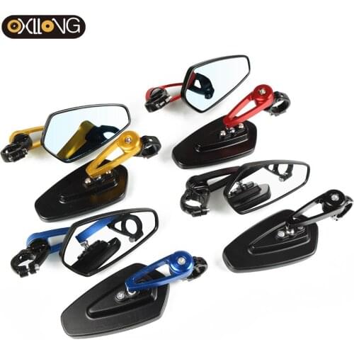 Motorcycle Bike 7/8'' 22mm Bar End Side Rear View Mirror For BMW Ducati HYPERMOTARD 821 796 939 1198/S/R Aprilia Victory
