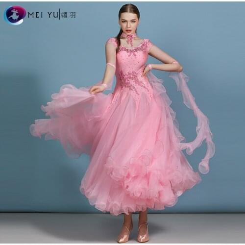 New ballroom dance competition dress dance ballroom waltz dresses standard dance dress women ballroom dress MY819