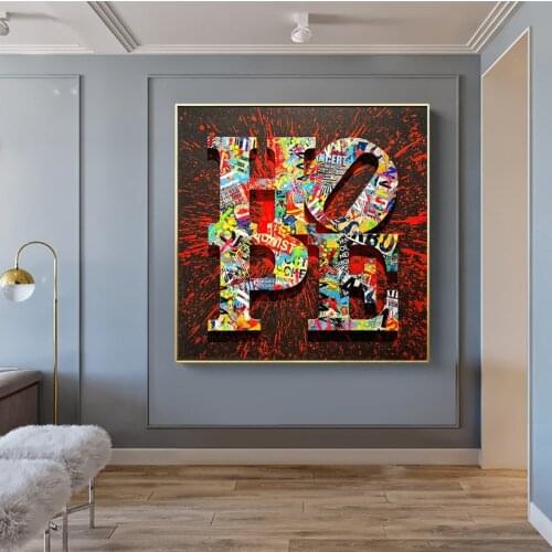 Colorful HOPE Motivational Posters and Prints on Canvas Painting Street Graffiti Art Wall Picture for Living Room Home Decor