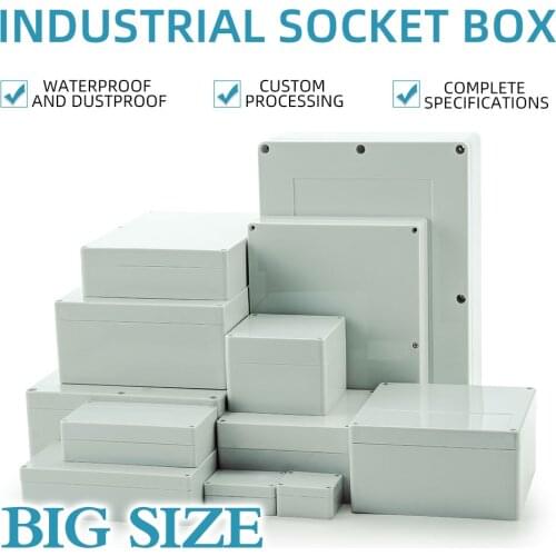 Big Size Outdoor Waterproof Case Enclosure Plastic Box Electronic Project Case Waterproof Junction Box for Electronics
