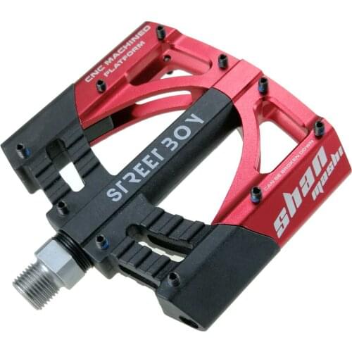 SHANMASHI MTB bike Platform Flat MTB Pedal 3 Sealed bearings Road Bike Pedals Ultralight mountain Bicycle Pedal BMX Accessories