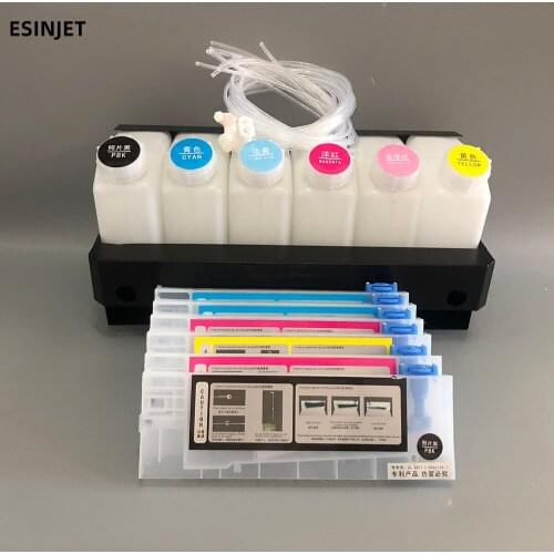 6 Color 6+6 CISS Continuous Ink Supply System For Mutoh Roland Mimaki Series Large Format Printer Bulk Ink System