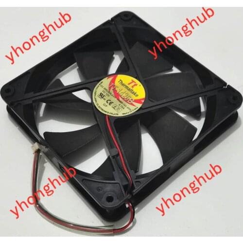 TT TT-1425B DC 12V 0.70A 130X130X25mm 2-wire Server Cooling Fan