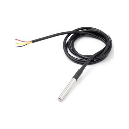 Stainless steel package Waterproof DS18b20 temperature probe temperature sensor 18B20 1m 2m 3m 5m 10m ant length can be design
