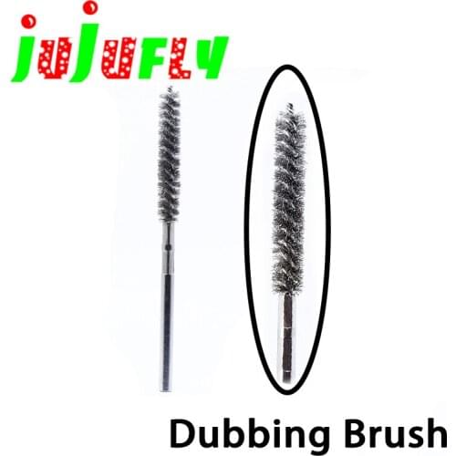 Jujufly Premium stainless steel wire bristle dubbing brush fly tying tools for raking dubbing materials