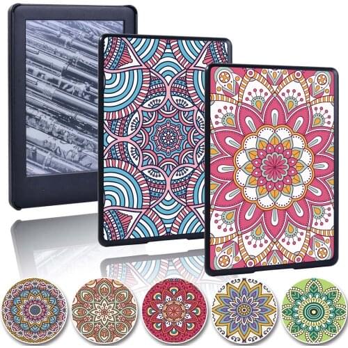 High-quality Plastic Hard Shell Protective Sleeve for Amazon Kindle 8th 10th Paperwhite 1/2/3/4 Mandala Series Tablet Case