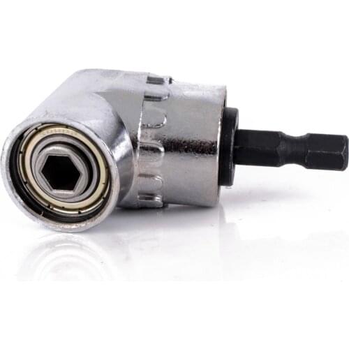 105 Degrees Extension Hex Drill Bit 1/4" Hex Stainless Steel Angle Driver Screwdriver Socket Holder Adaptor tool