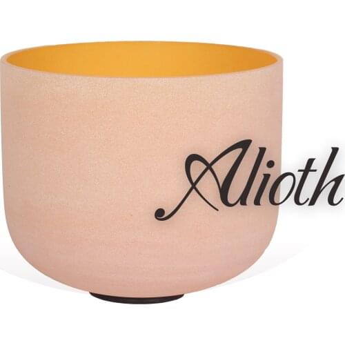 13 Inch Orange Color D Note Crystal Singing Bowl for Sacral Chakra Balancing/Yoga/Meditation/Sound Therapy