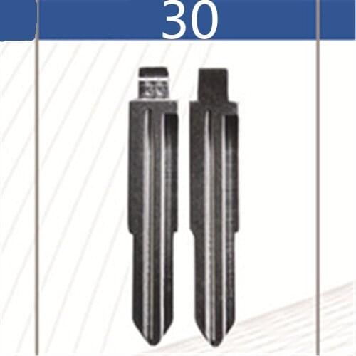 2 Pcs Uncut Replacement Car Key Blade for ZHONGHUA JUNJIE FRV ZUNCHI COUPE WULING SUNSHINE CHERY EASTER Key No.30 Car Key Blade