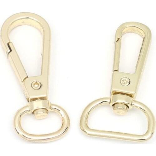 50pcs/lot Free Shipping Unwelded Leather Bags Metal Crafts Lobster Clasp Connect Buckle High Quality Accessories