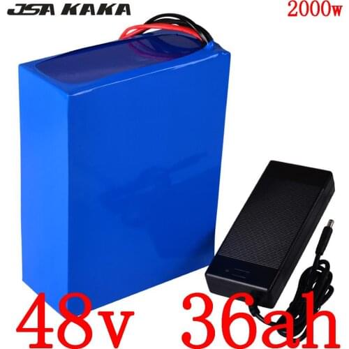 Free Customs Tax 48V 1000W 2000W ebike battery 48V 35AH Electric bicycle battery 48V 35AH Lithium ion battery with 5A charger