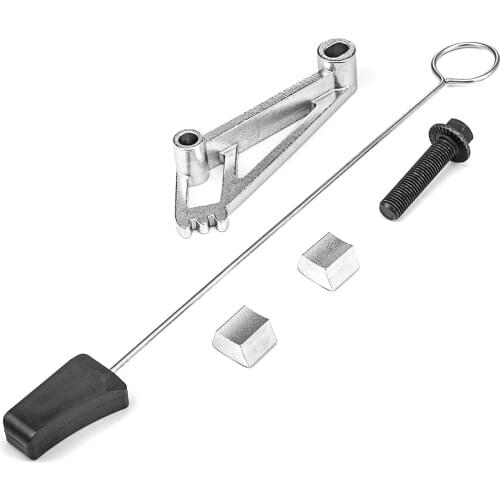 Engine Cam Phaser Lockout Kit & Holding Tool & Pulley Bolt Fit for Ford 4.6L/5.4L/6.8L 3V V8