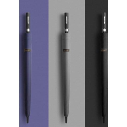 New Women Automatic Rain Parasols Umbrella Quality 24K Glass Fiber Man Golf Umbrella Strong Windproof Business Long Handle