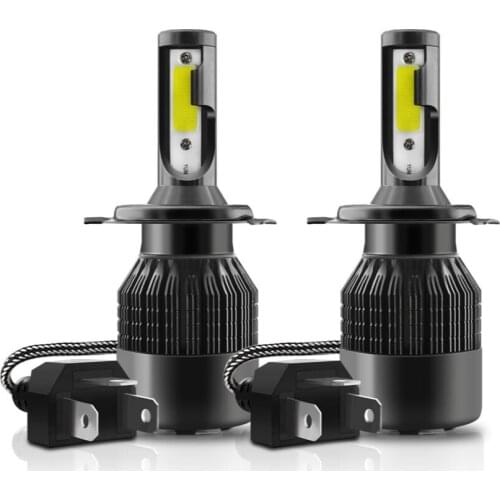 T2 Car LED Headlight H4 144W 14400LM Fog Light Auto Headlamp COB LED Chips Light Bulb