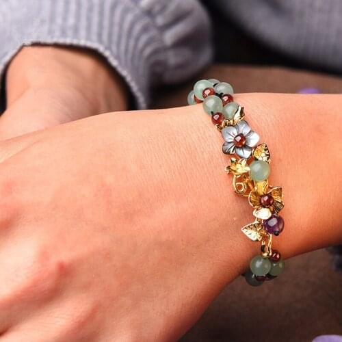 Fine bracelet for women chain new arrival handmade woven fashion vintage femme jewelry accessories wrap charm bracelets S96