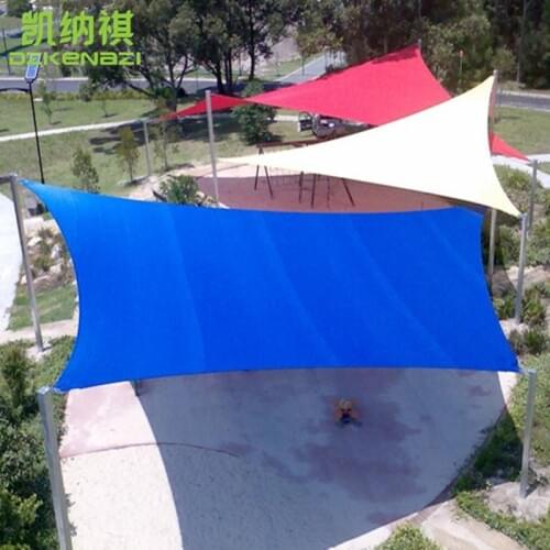 6 x 6 M/pcs outdoor PU Waterproof Polyester fabrics Sun Shade Sail awning for Residential Garden Patio Shades