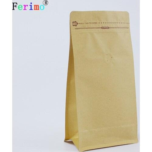 Ferimo 50pcs Aluminum coated kraft paper, sealed food packaging bagsthickening vacuum self sealing and self sealing storage bags