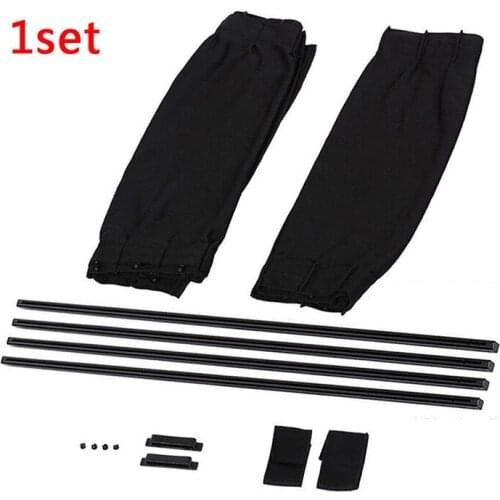 2-piece Uv Shade Curtain Side Window Sunshine Net Cover 50cm X 47cm Abs Window Curtain Filters Sunlight To Improve Air Conditio