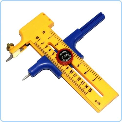 Dafa Compass Cutter Spare Blades for Cutting Papers/Films/Leather Stainless Steel Cut Circle Knife