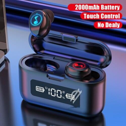 TWS True Wireless Earphones Bluetooth Earphones Earbuds Handsfree in ear Sports Headset with Charging Box For Smart phone