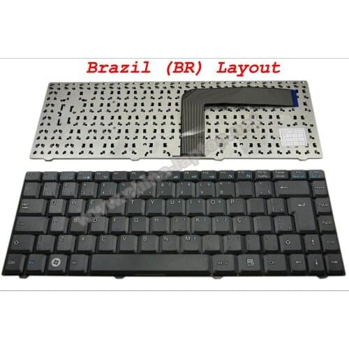 New Notebook Laptop keyboard for Philco Phn14a, 14a2, 14611, 14651 Black Brazil Version - MP-05698PA-F51