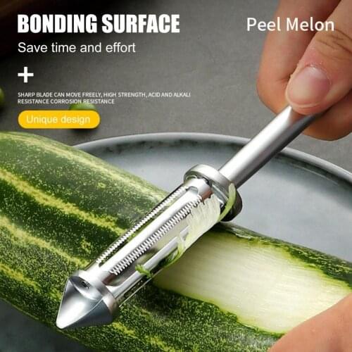 Vegetable Peeler Ergonomic Design Corrosion-Resistant Zinc Alloy Double-blade Multi-use Vegetable Peeling Tools for Kitchen