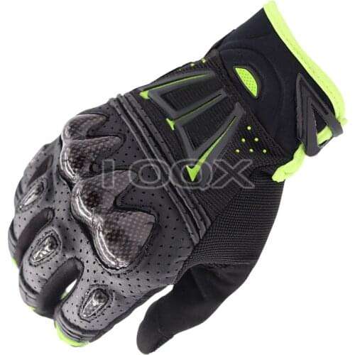 Bomber Gloves Mountain Bicycle Offroad Motocross Motorbike Riding Black Green Gloves