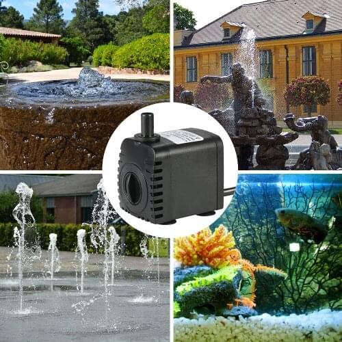 600L/H 8W Water Pump Submersible Pump For Aquarium Fountain Pond Pump Fish Tank Garden Pond Pumps Fountains Mini Pomp 110-240V