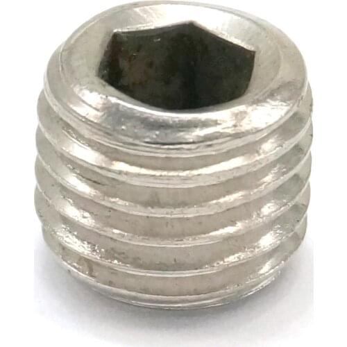 M12x1.5mm Male SS304 Stainless Steel Countersunk End Plug Internal Hex Head Socket Pipe Fitting Pipe Plug