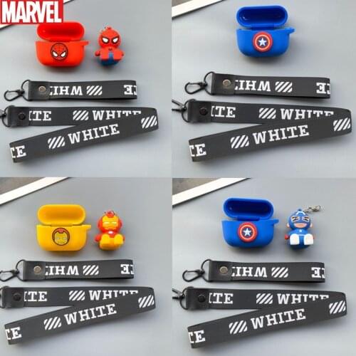 Marvel Silicone Case For Airpods Pro 3 Bluetooth Earphone Case Headphone Box Protective Cover For Air pods Pro