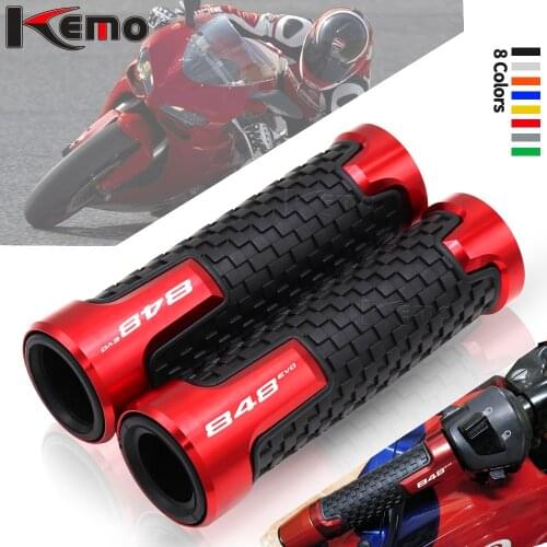 For Ducati 848 EVO 848EVO 7/8" 22mm Universal Motorcycle Accessories CNC Aluminum Handlebar Hand Grips Handle Bar End Grip
