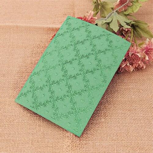 15x15 Lovely Grass Embossing Folders Plastic Halloween Scrapbooking DIY Template Fondant Cake Photo Album Christmas Card Making
