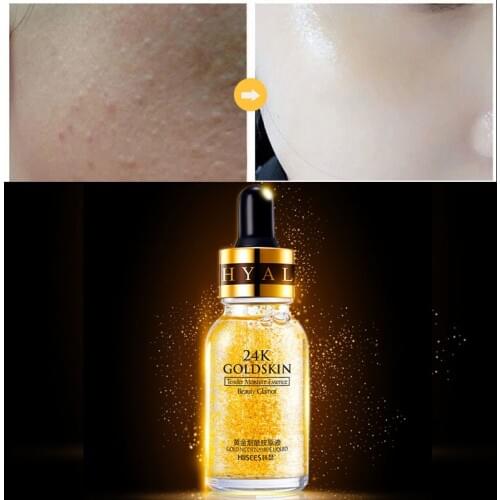 24KGold Essence MakeUp Primer Hydrating Moisturizer Pores Face Foil Serums Oil Matte Facial Professional Makeup Base primer oil