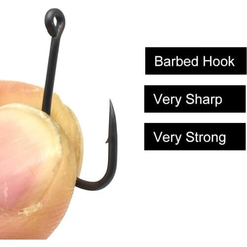 25PCS carp fishing hook fixture head barbed carp hook very shape bent fish hook for carp fishing accessories hair rig hook bait