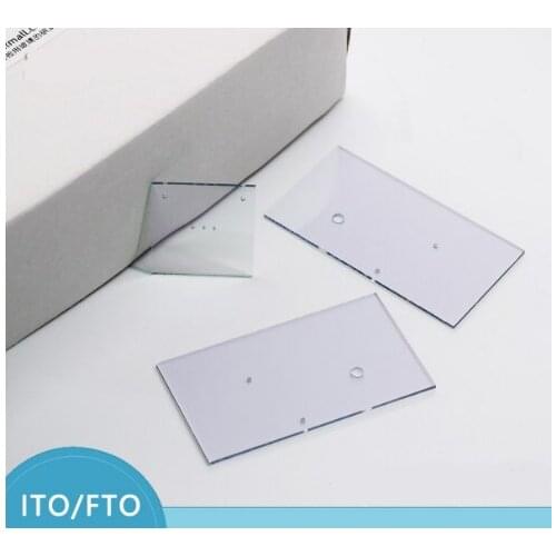 50x50x1.1mm, Less than 17 ohm/sq, Lab Transparent Conductive Glass Fluorine Doped Tin Oxide (FTO) Coated Glass ATT