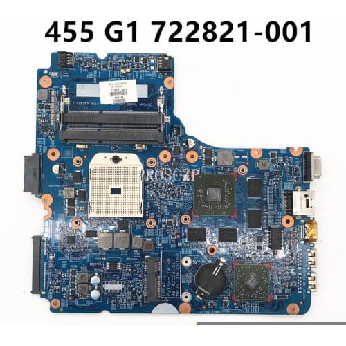 Free shippingFor 455 G1 Laptop motherboard 722821-001 722821-501 722821-601 12240-1 48.4ZC04.011working well