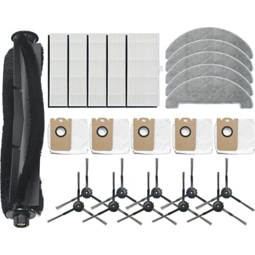 Promotion!Mop Cloth HEPA Filters Side Brushes Dust Bag for VIOMI S9 Vacuum Cleaning Brush Replacement Parts Accessories