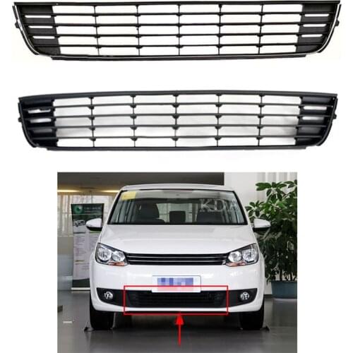 Auto Replacement Front Bumper Grille Racing Grill Cover For VW Touran 2011-2015 Caddy 2011 2012 2013 2014 1T0853677C
