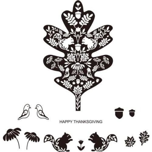 Squirrel Transparent Clear Silicone Stamp/Seal for DIY scrapbooking/photo album Decorative clear stamp A1320