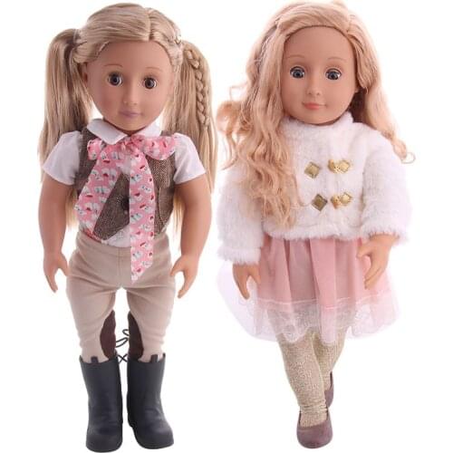Free Shipping American Doll Alive Ballet Dancing Horsing Doll 18 Inch Reborn+Fashion Clothes (Include Doll ) For Generation Toy