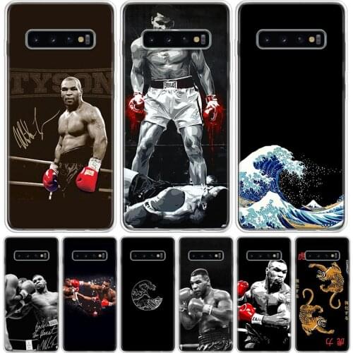 Mike Tyson Boxer Cover Phone Case For Samsung Galaxy A51 A71 A50 A10 A20E A30 A40 A70 M30S A01 A21 A6 A7 A8 A9 Plus + Coque